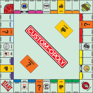 Custom Monopoly Templates for Sale - Game Board CLASSIC version
