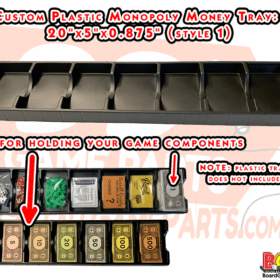 Custom Plastic Monopoly-Money Insert Tray, Monopoly Money Tray