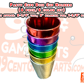 Party Cups, Mardi Gras Bead Cup Holders